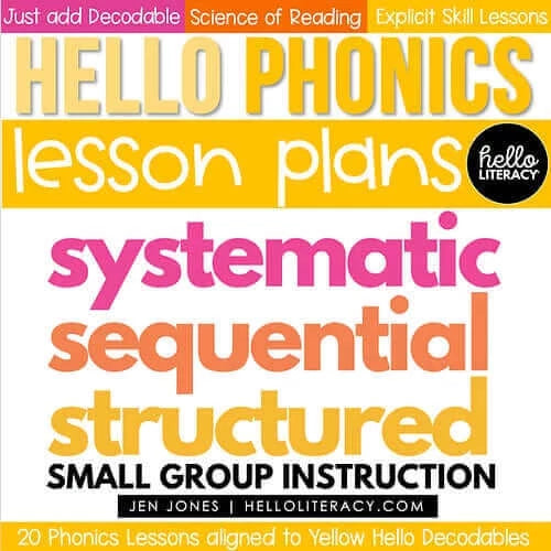 Hello Decodables | Yellow Hello Phonics PDF Lessons 41-60