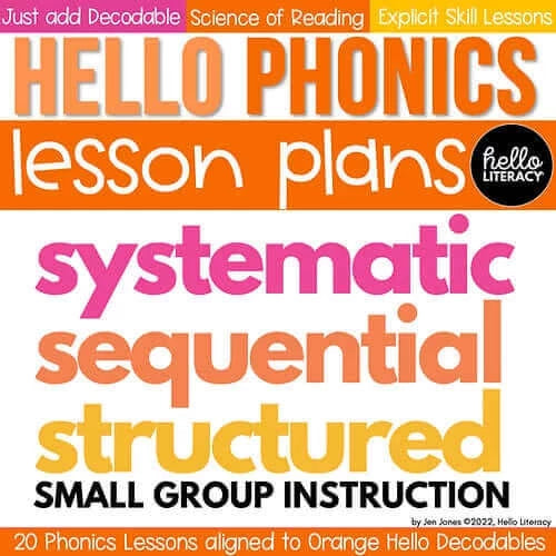 Hello Decodables | Orange Hello Phonics PDF Lessons 21-40