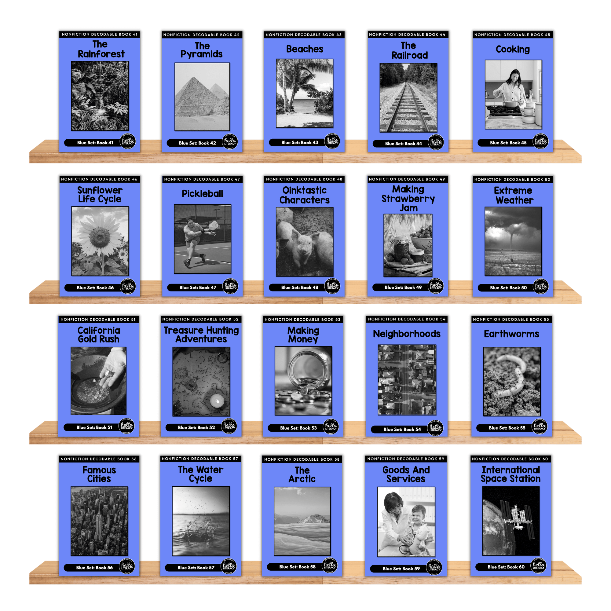 Hello Decodables | Blue Nonfiction Books: Single Pack