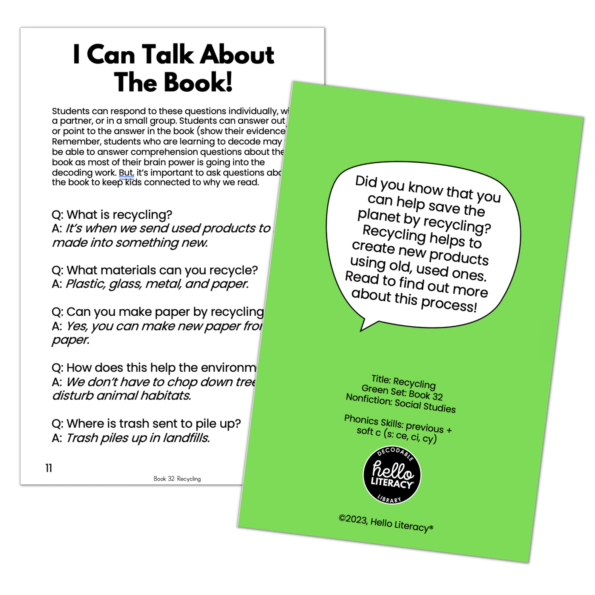 Hello Decodables | Green Nonfiction Books: Single Pack