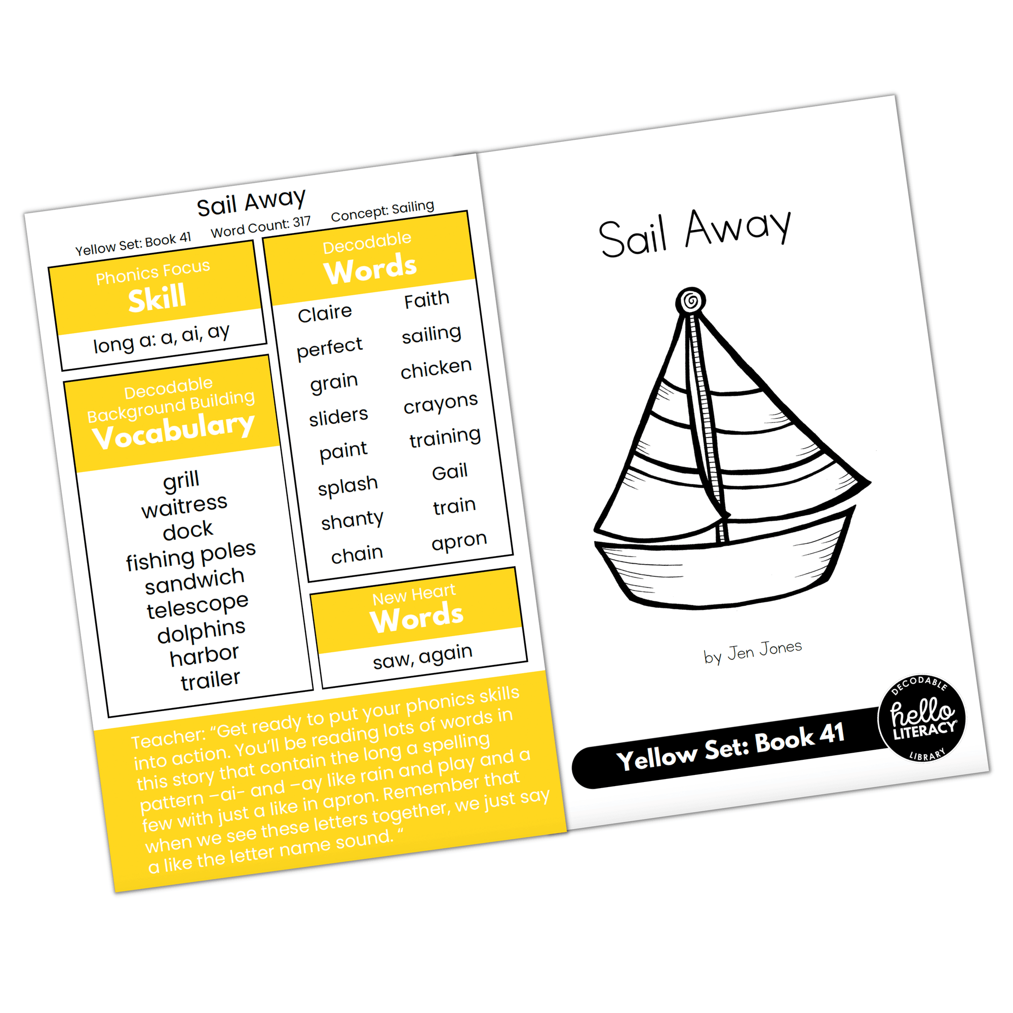 Hello Decodables | Yellow Fiction Books: Six Pack