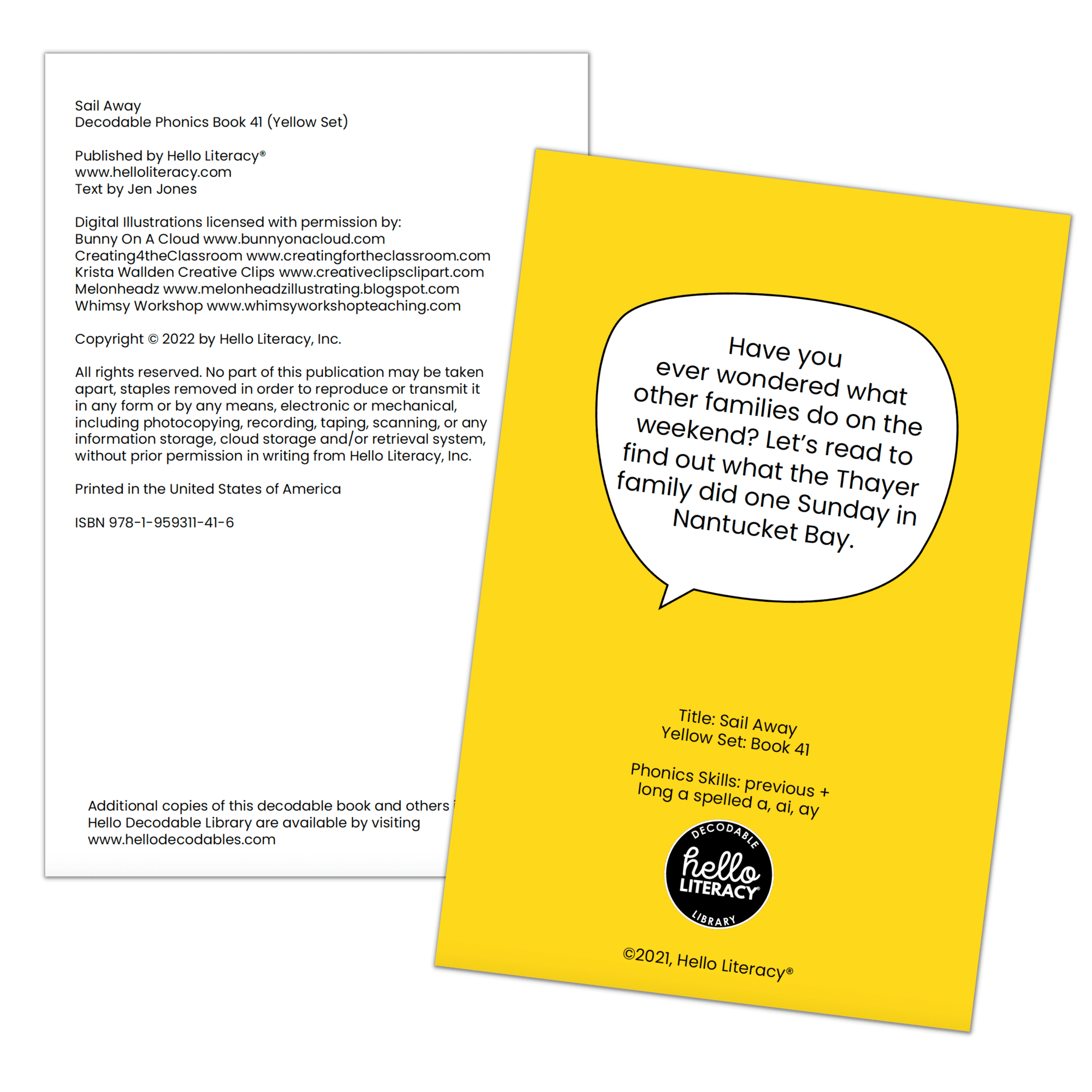 Hello Decodables | Yellow Fiction Books: Single Pack