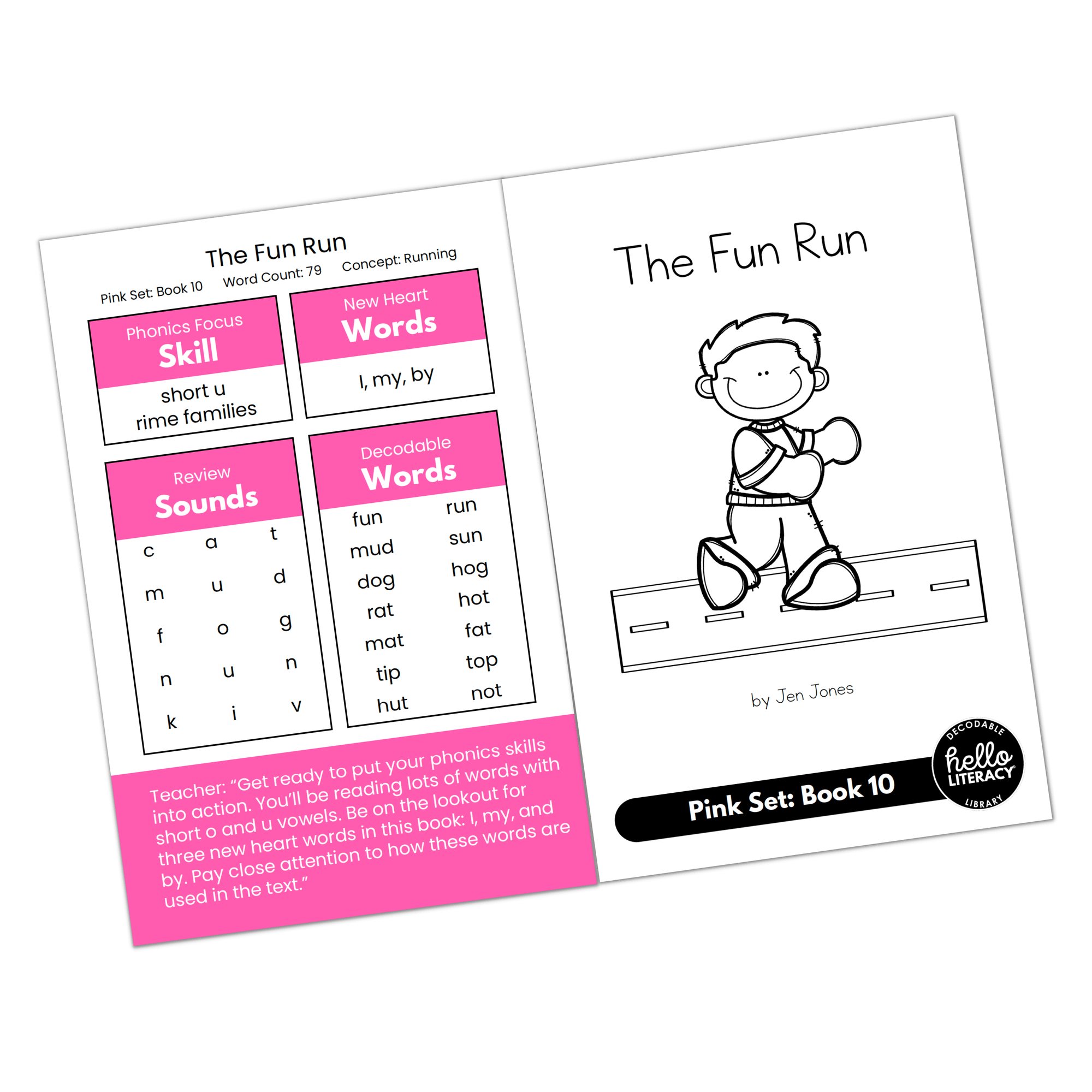 Hello Decodables | Pink Fiction Books: Six Pack