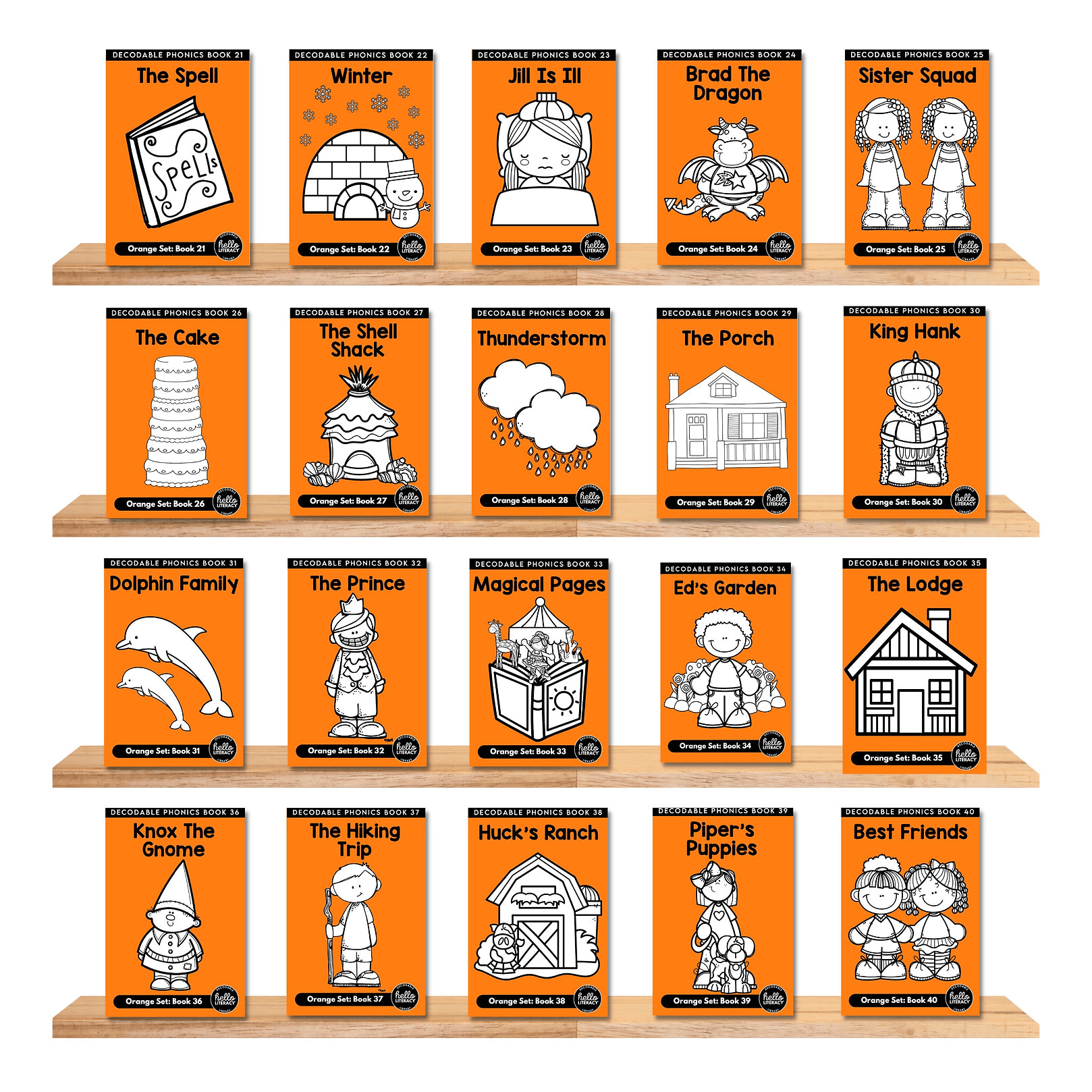 Hello Decodables | Complete Fiction Books: Super Pack