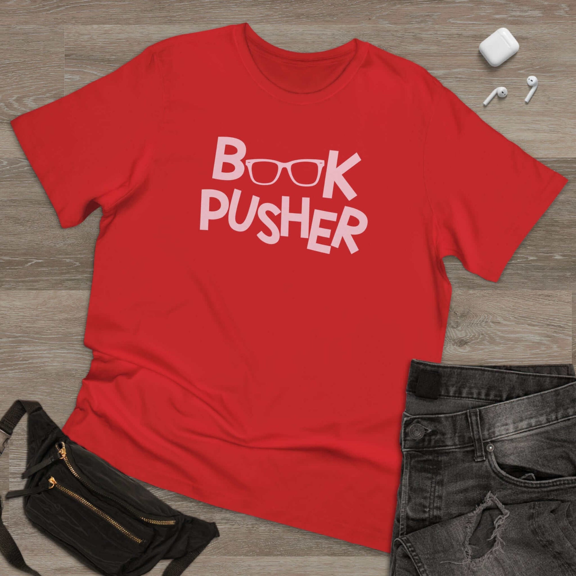 Book Pusher Unisex Deluxe T-shirt