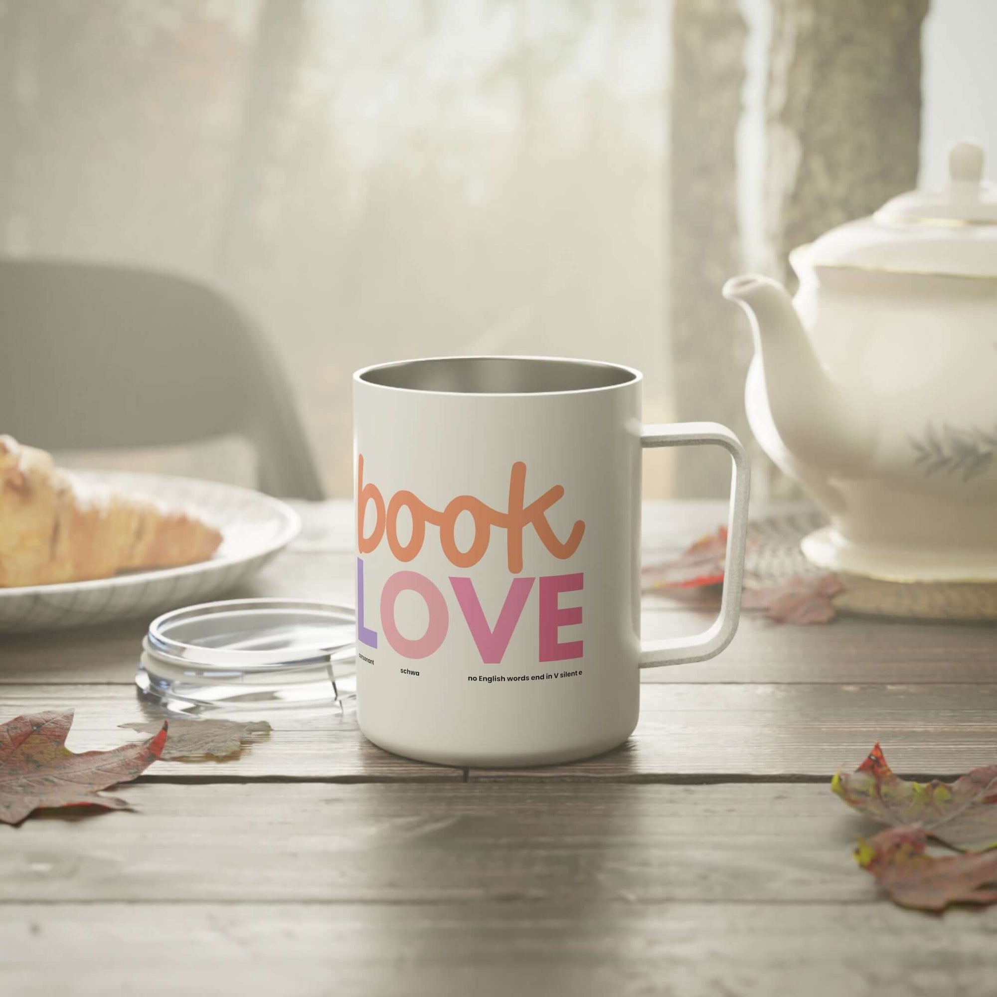 Book Love Insulated Coffee Mug, 10oz