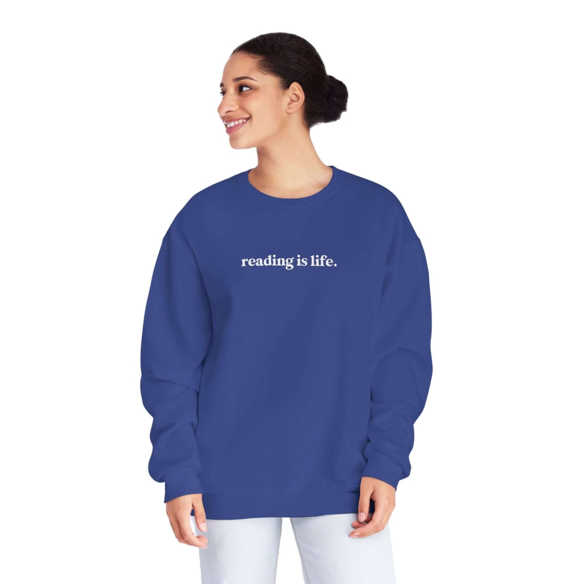 Hello Decodables | Reading is Life Sweatshirt