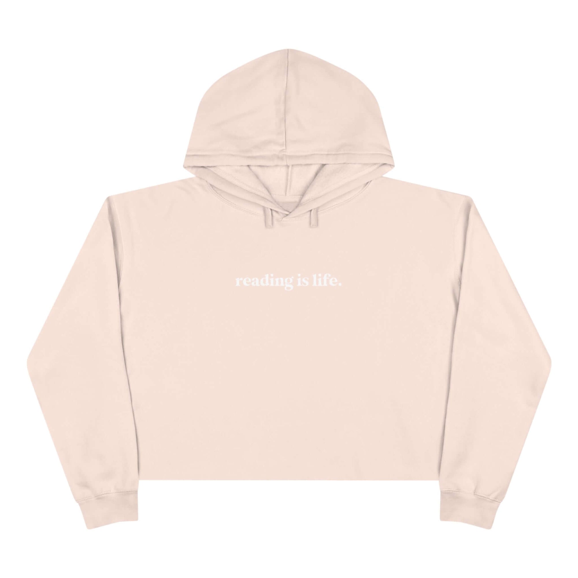 Hello Decodables | Reading Is Life Cropped Hoodie