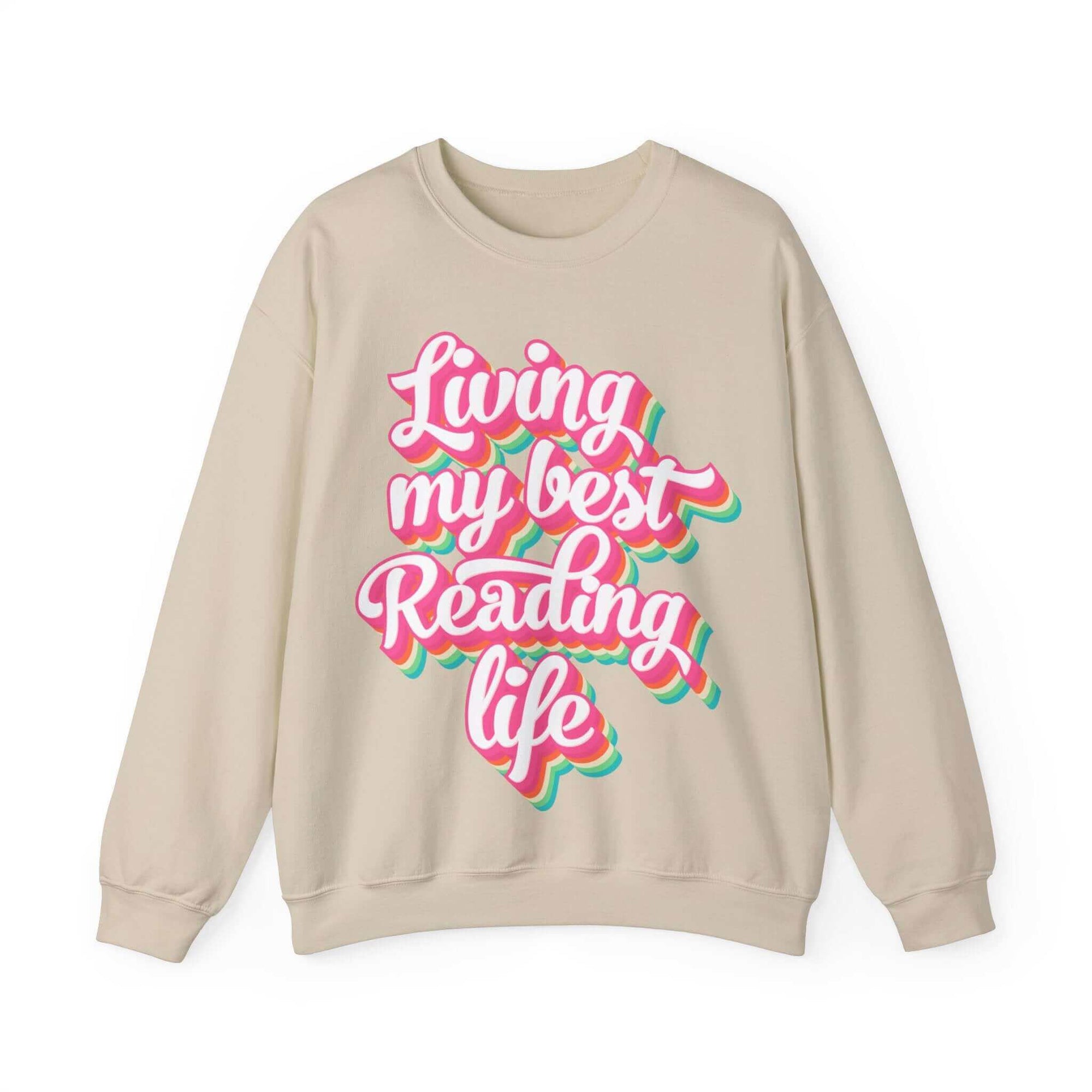 Hello Decodables | Living My Best Reading Life Sweatshirt