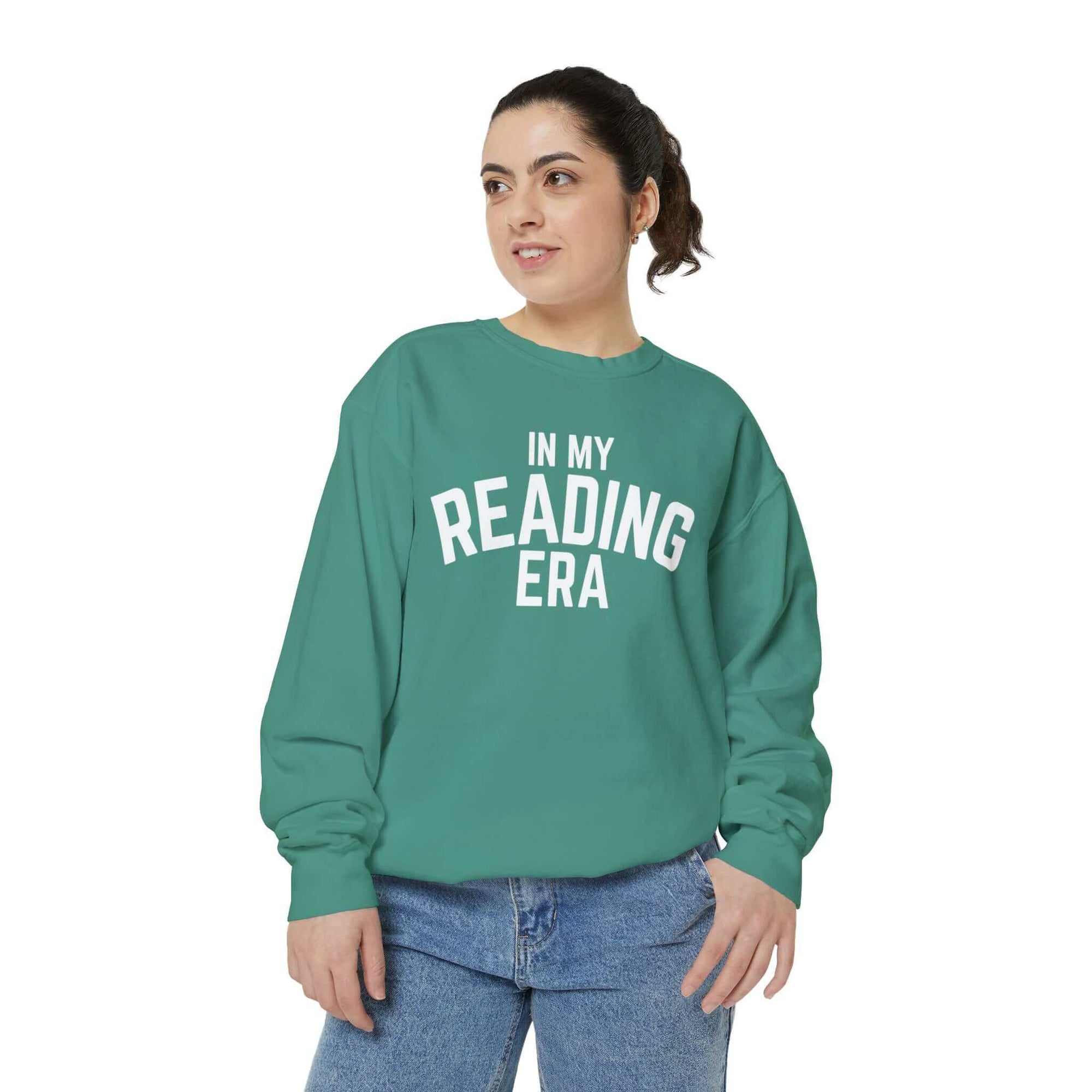 Hello Decodables | In My Reading Era Sweatshirt (White Text)