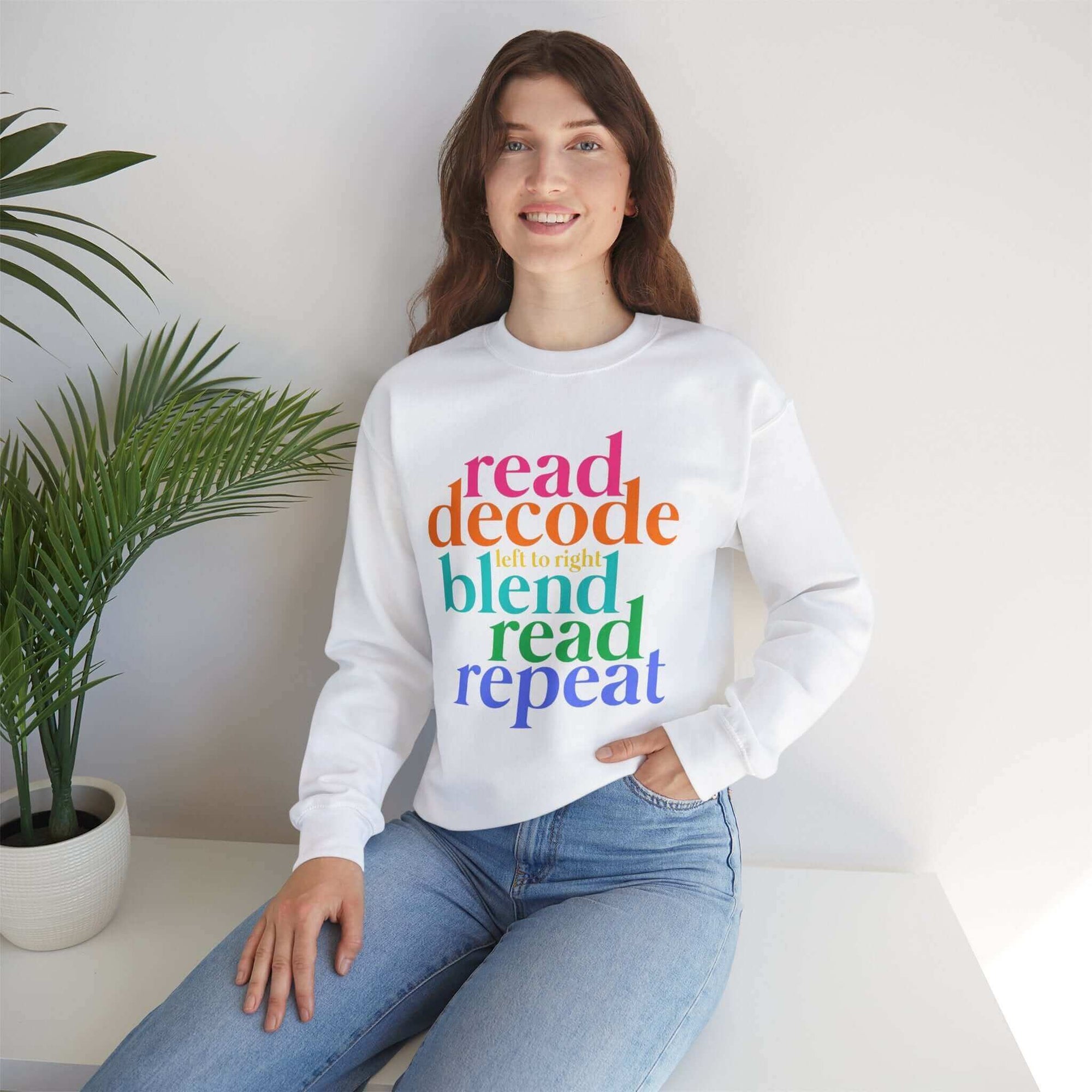 Read, Decode, Blend, Read, Repeat Sweatshirt