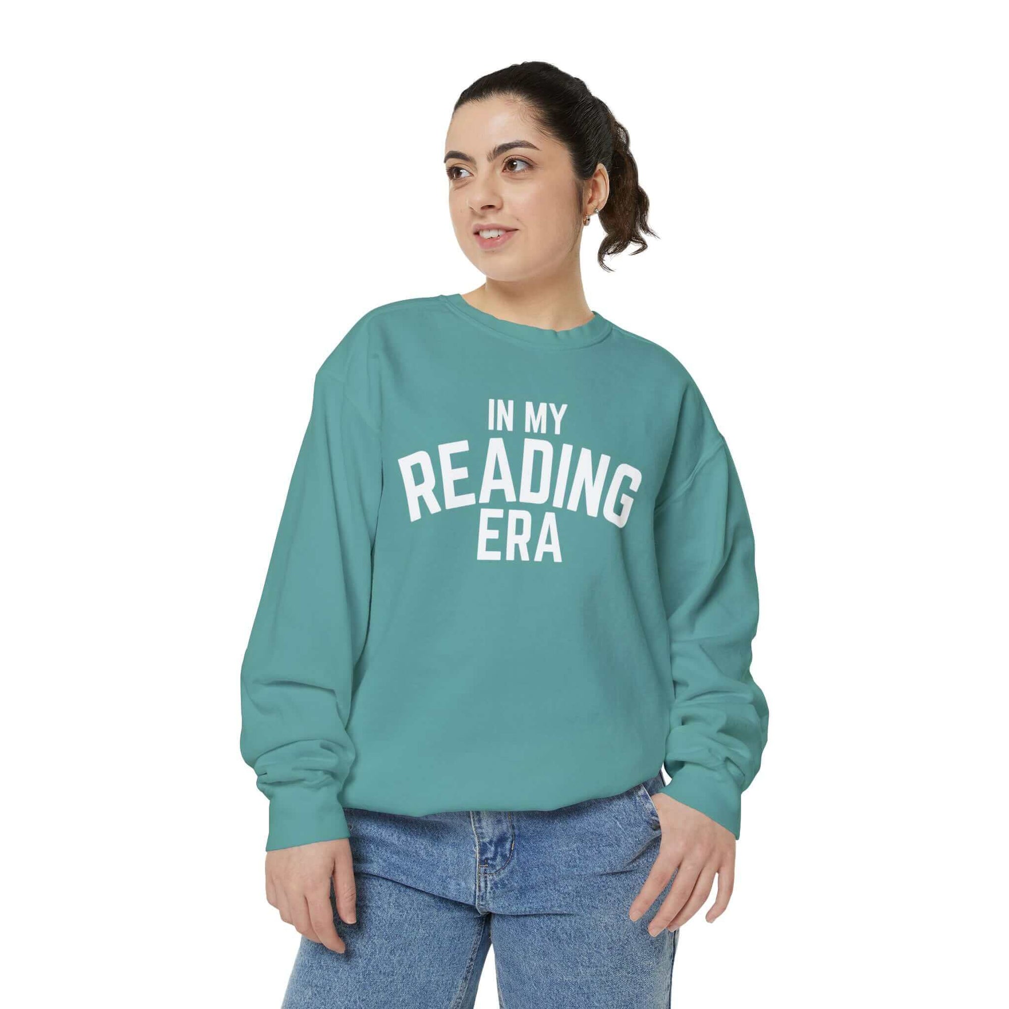 Hello Decodables | In My Reading Era Sweatshirt (White Text)