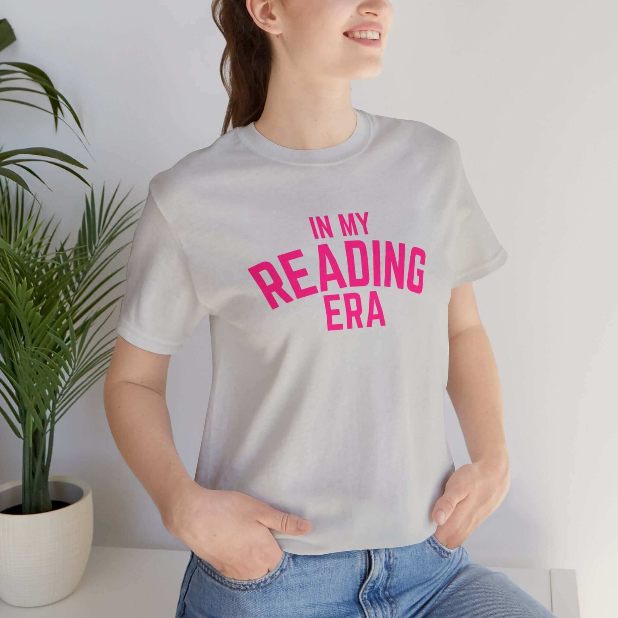 Hello Decodables | In My Reading Era Tee (Pink Text)