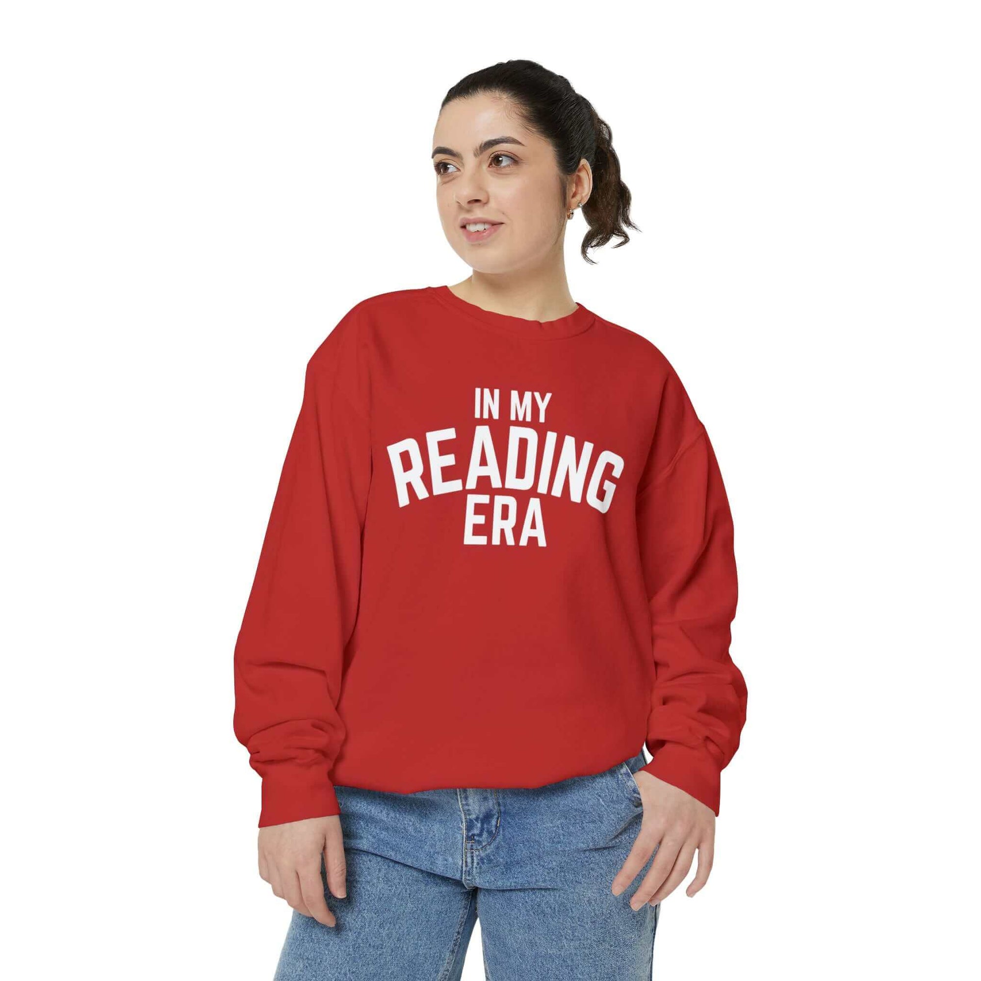 Hello Decodables | In My Reading Era Sweatshirt (White Text)