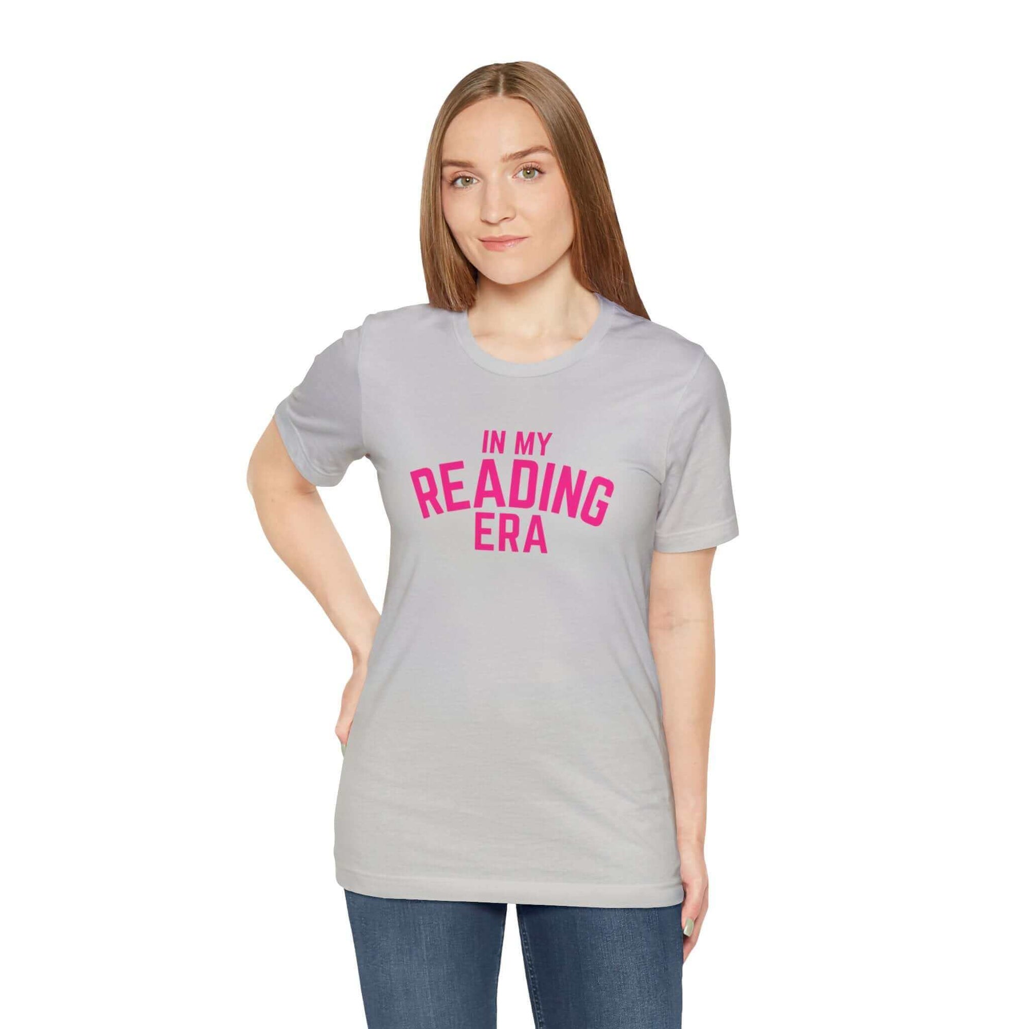 Hello Decodables | In My Reading Era Tee (Pink Text)