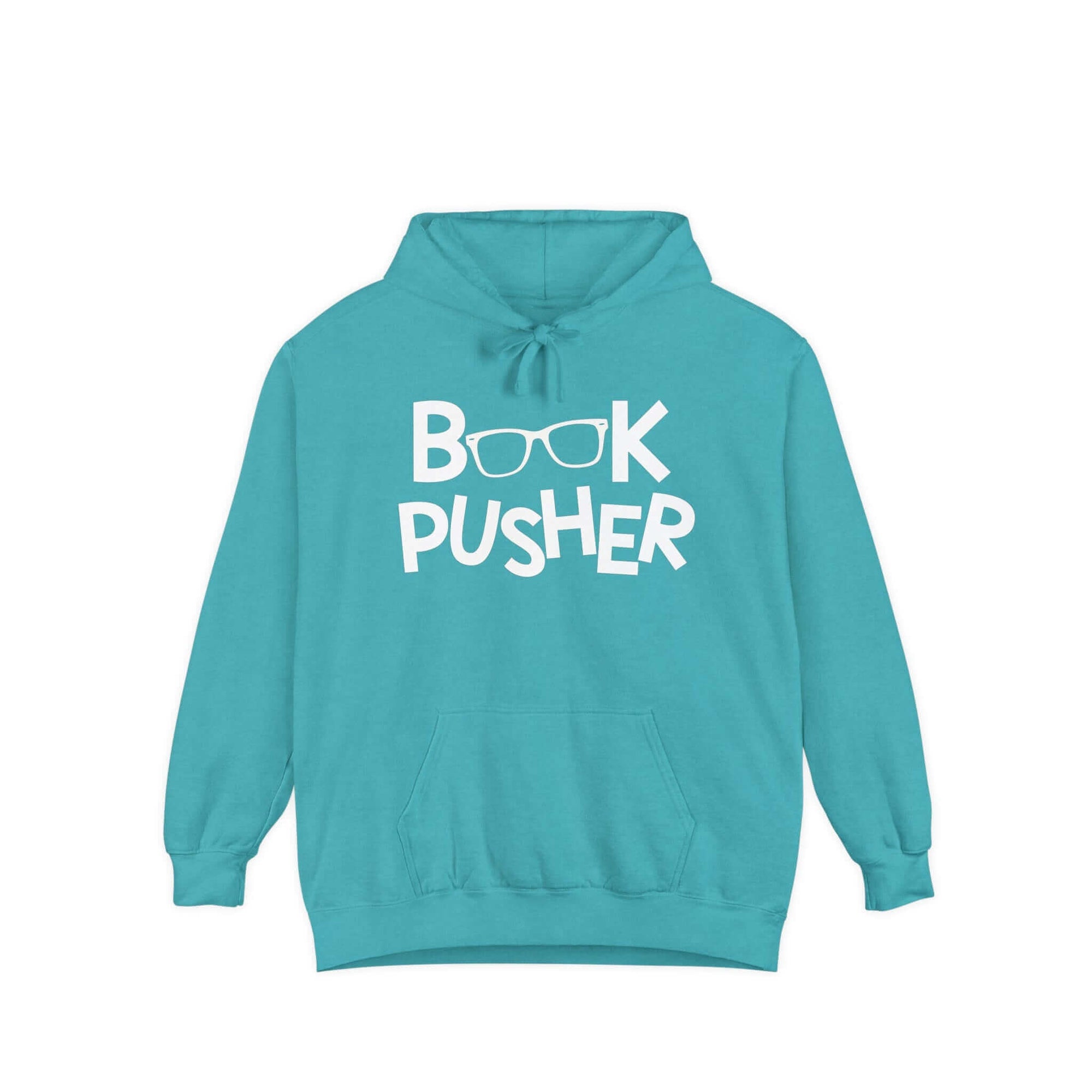 Hello Decodables | Book Pusher Unisex Garment-Dyed Hoodie