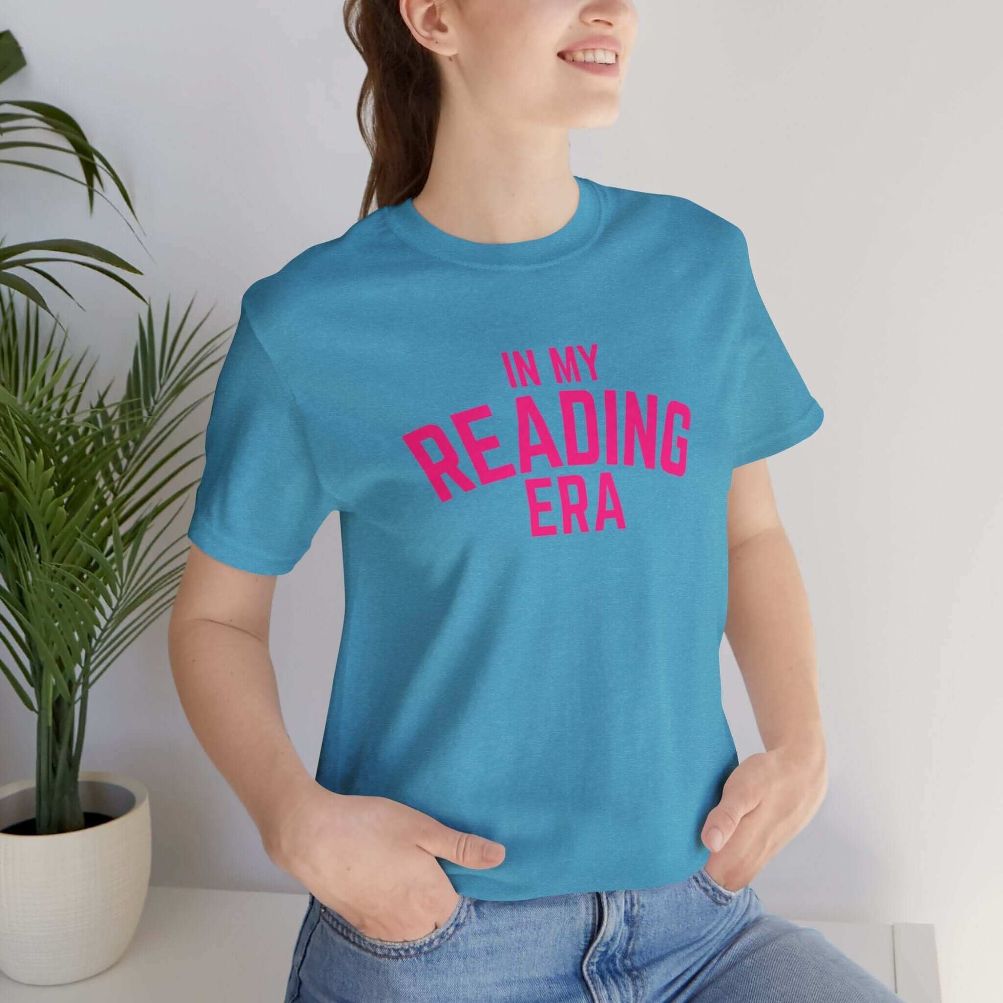 In My Reading Era Tee (Pink Text)
