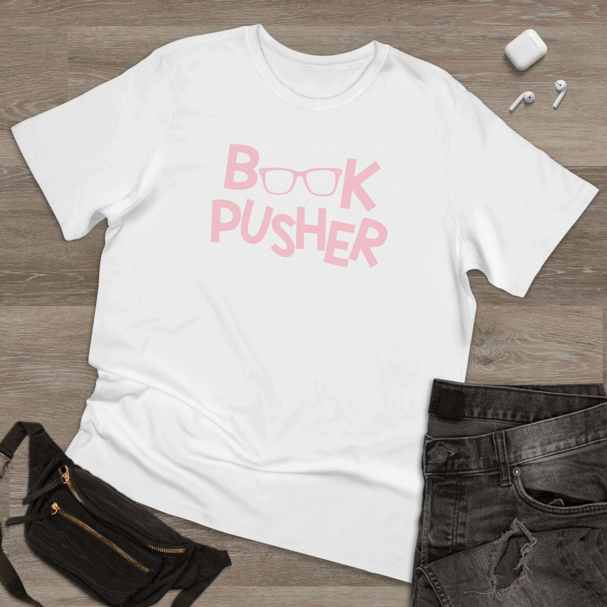 Hello Decodables | Book Pusher Unisex Deluxe T-shirt