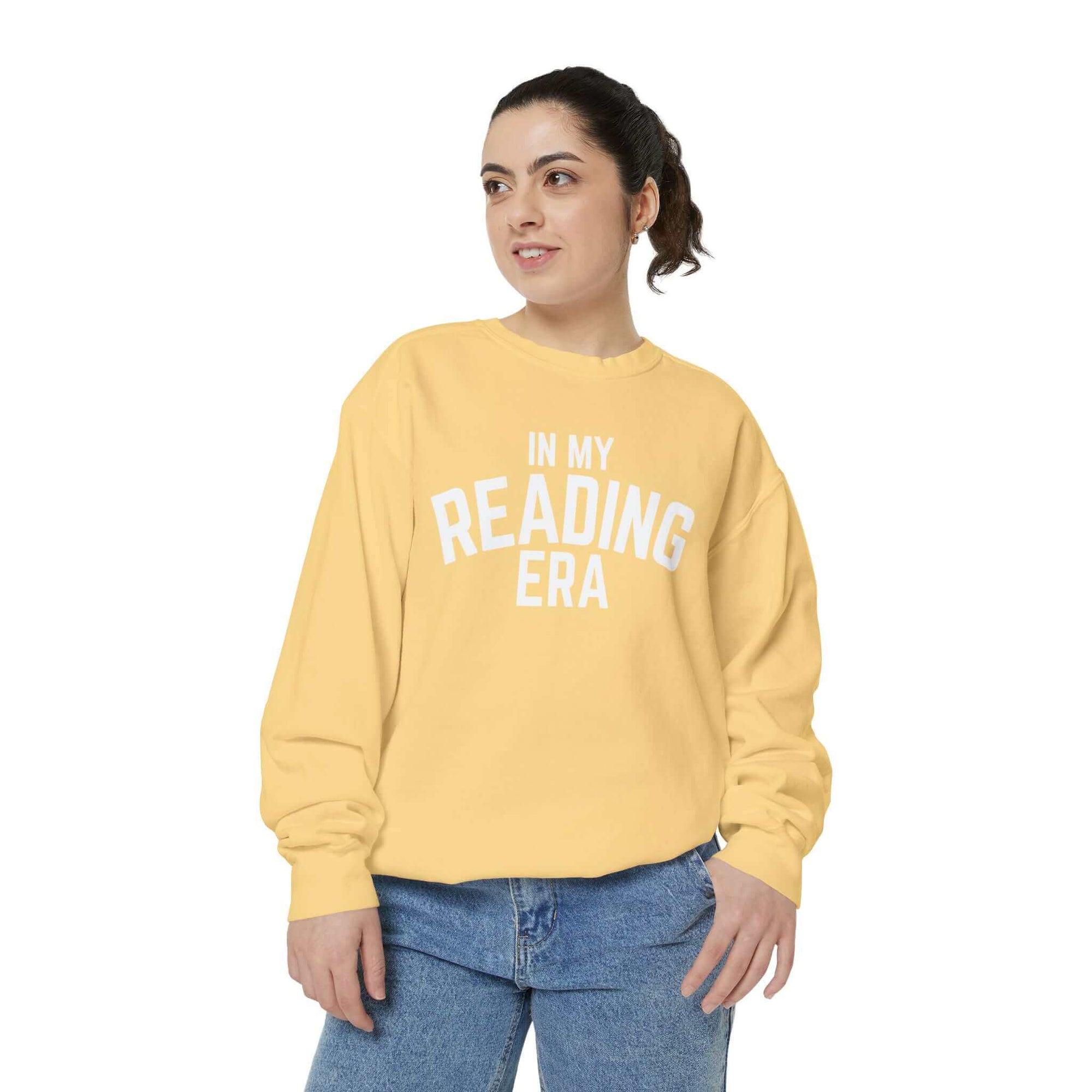 Hello Decodables | In My Reading Era Sweatshirt (White Text)