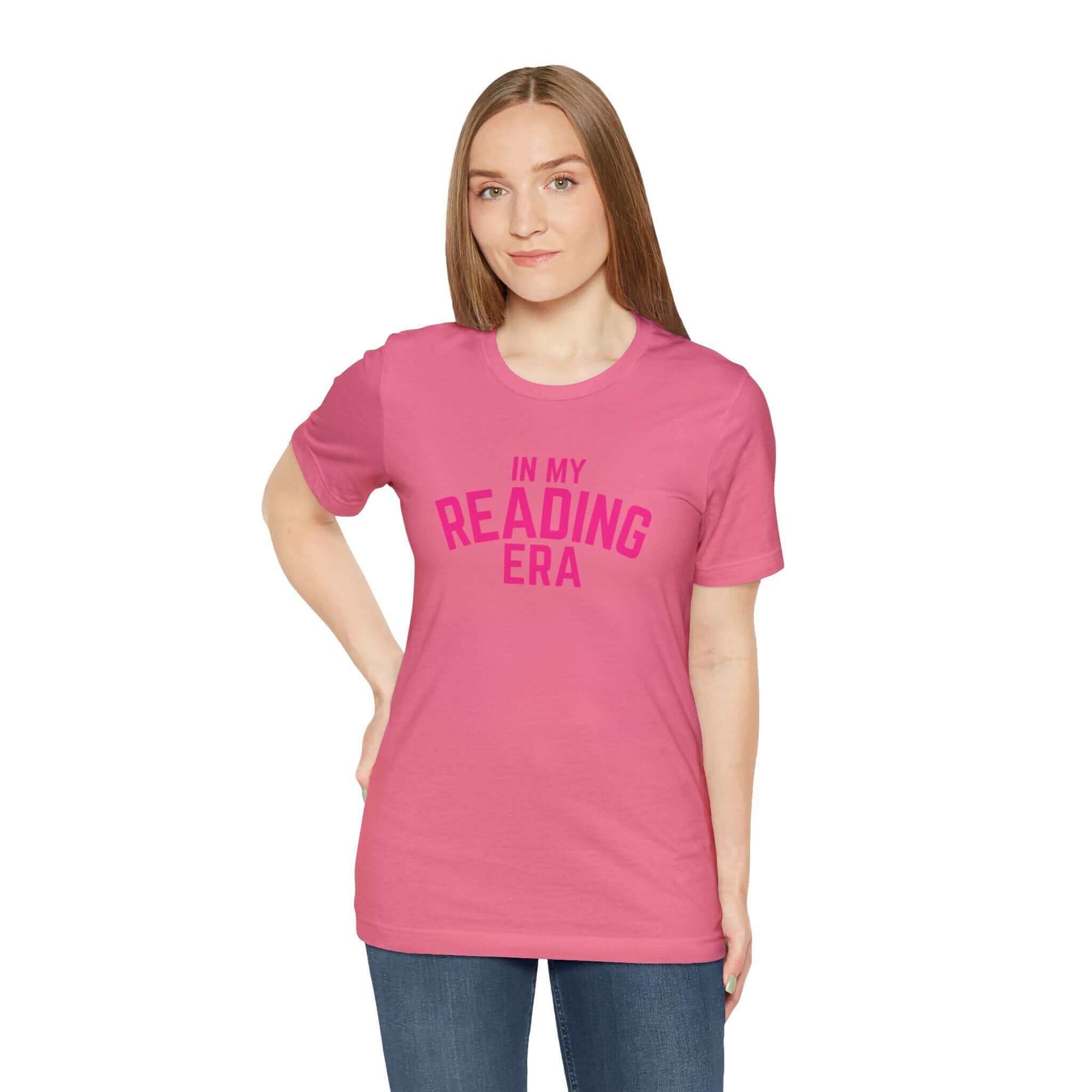 Hello Decodables | In My Reading Era Tee (Pink Text)