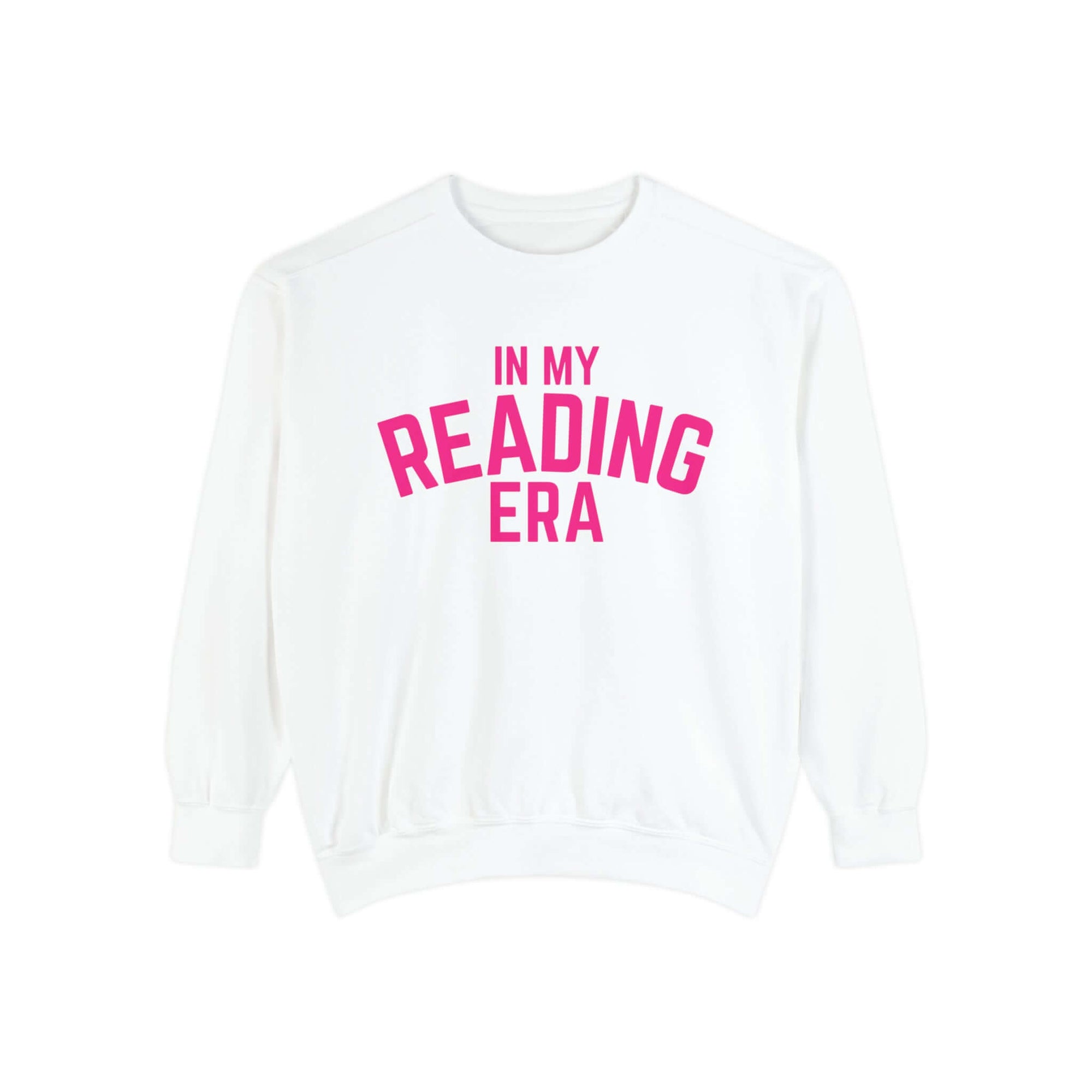 In My Reading Era Sweatshirt (Pink Text)