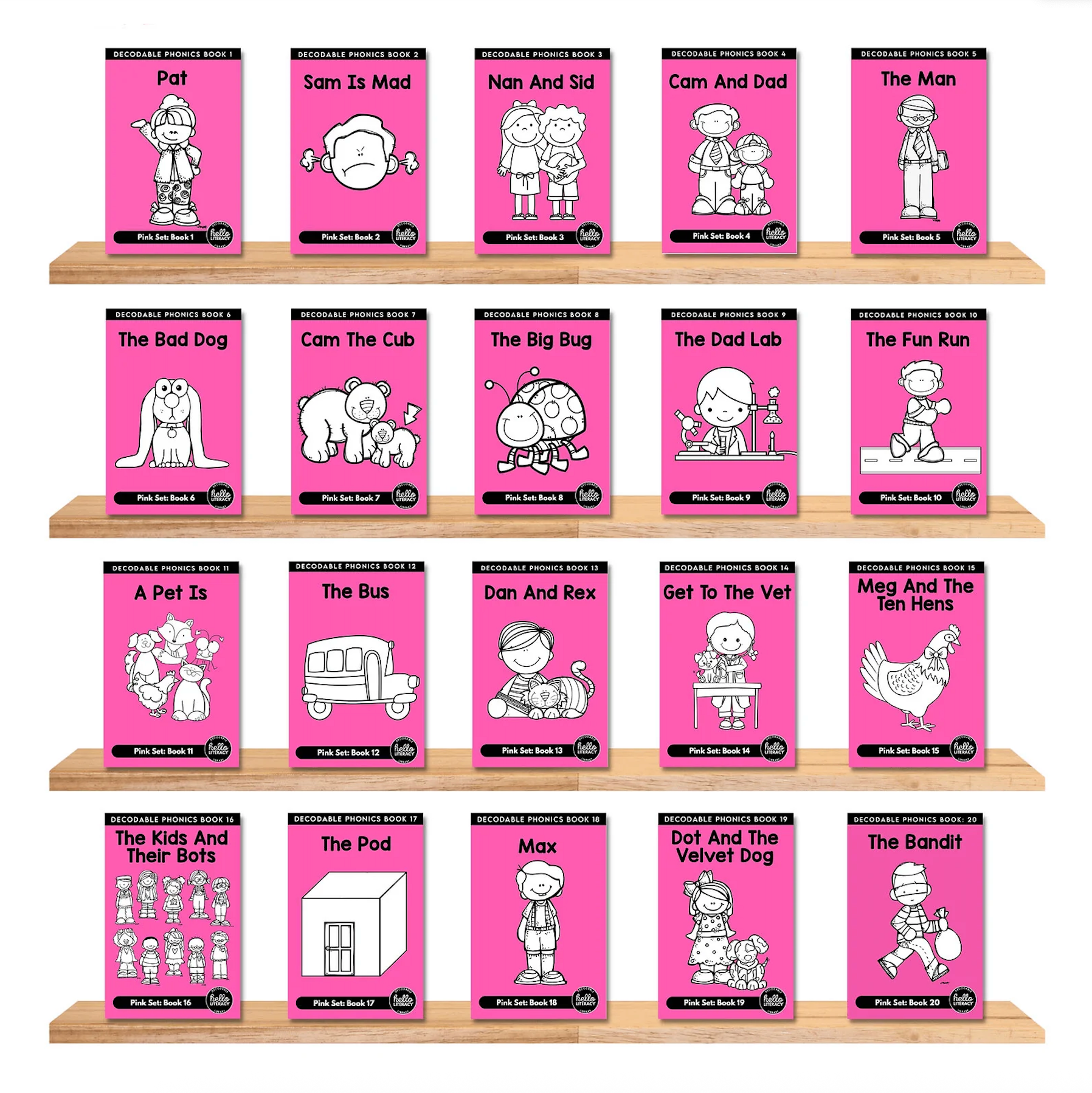 Fiction Decodables: Homeschool Pack