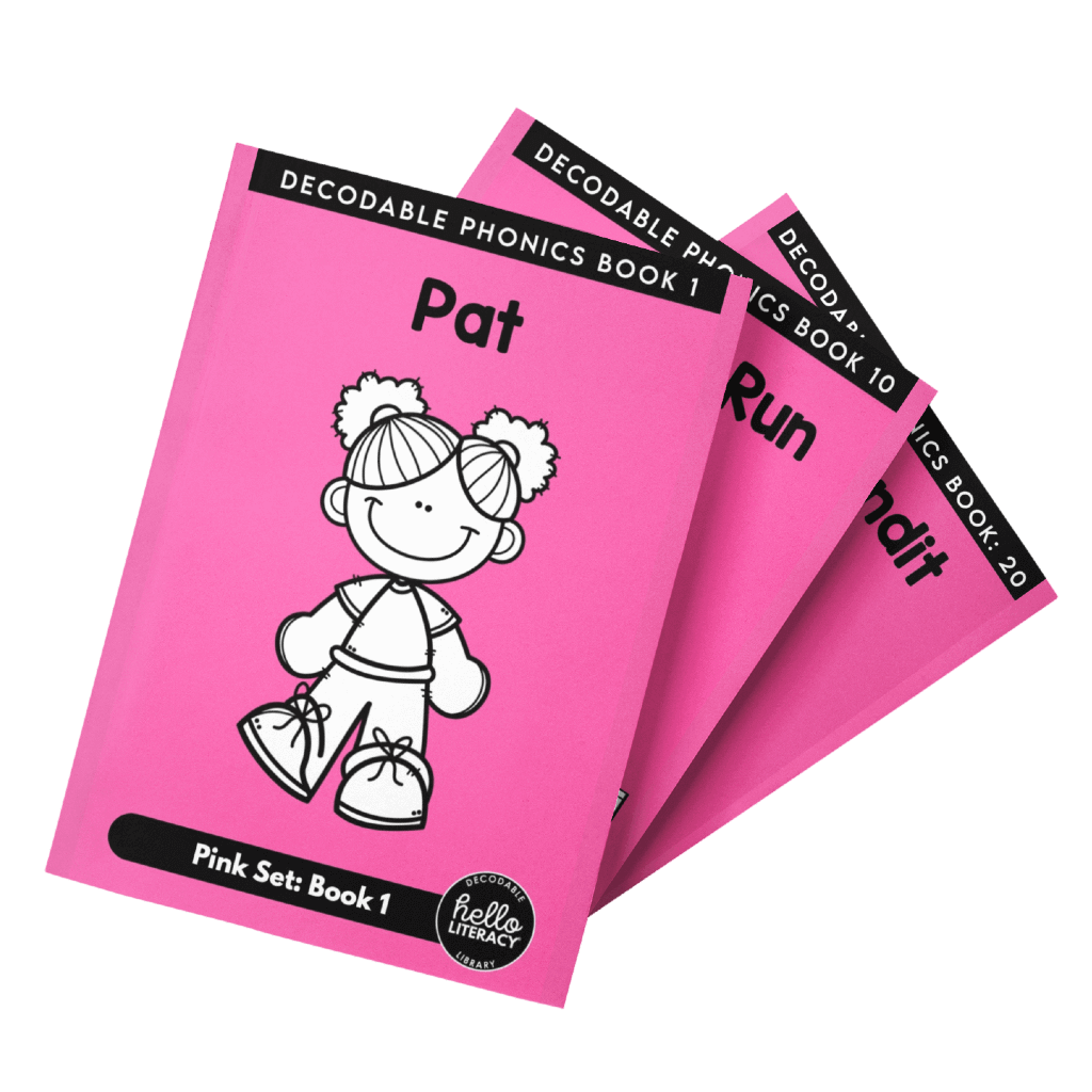 Pink Fiction Books: Single Pack | Hello Decodables